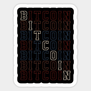 The Power of Crypto Letters Sticker